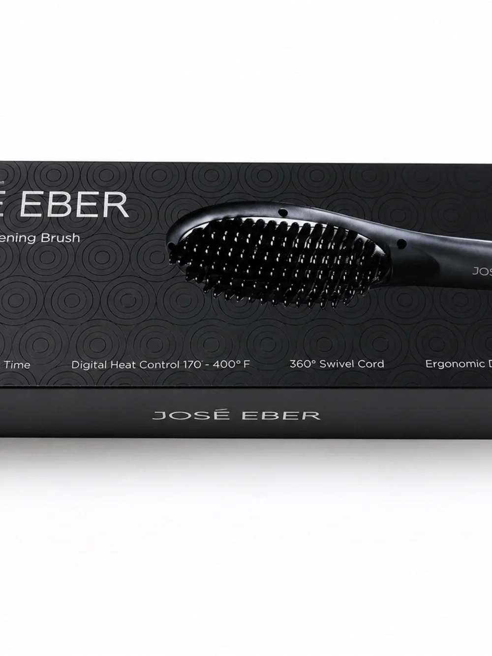 José Eber Black Hair Straightening Brush